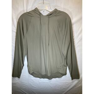 Sage Collective Women's Lightweight Long Sleeve Hoodie, Green, Size Medium